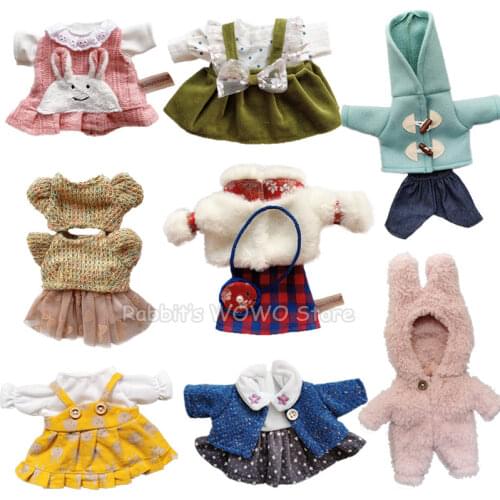 Beautiful Doll Clothes for 25cm Dolls Accessories Outfits Fit 1/6 BJD Doll Lovely Set Baby Doll Dress Headwear Christmas Gift