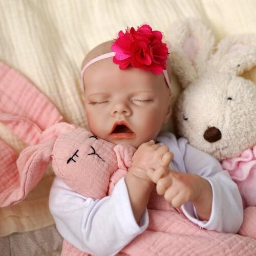 RBG 17 Inches Twin Sweet Reborn Baby LoL Newborn Bebe Full Vinyl Alive Lifelike Doll Surprise Toys Gift For Children Girl