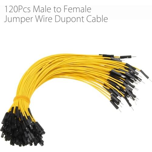 120Pcs/lot 20cm Color Random DuPont Line Breadboard Connection Line Jumper Experiment Cable 20CM Male To Female