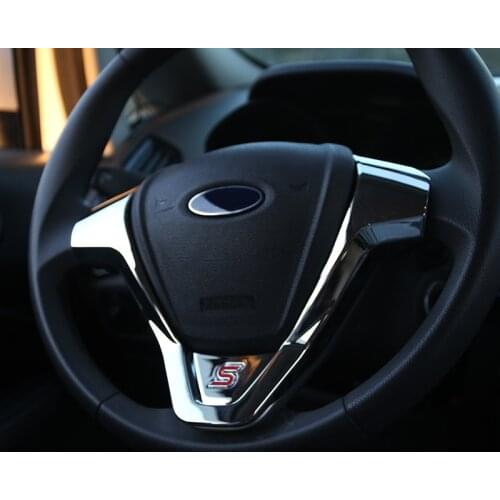 My Good Car Steering Wheel Trim Sequins Stickers for Ford Ecosport 2013 -2016 New Fiesta 2012 - 2016 Auto Accessories