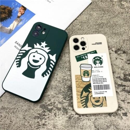 Coffee Goddess Logo Soft Case For Iphone 11 12 Pro Max Mini 7 8 6 6s Plus Xr X Xs Max Se Silicone Phone Cover Fashion Art Fundas