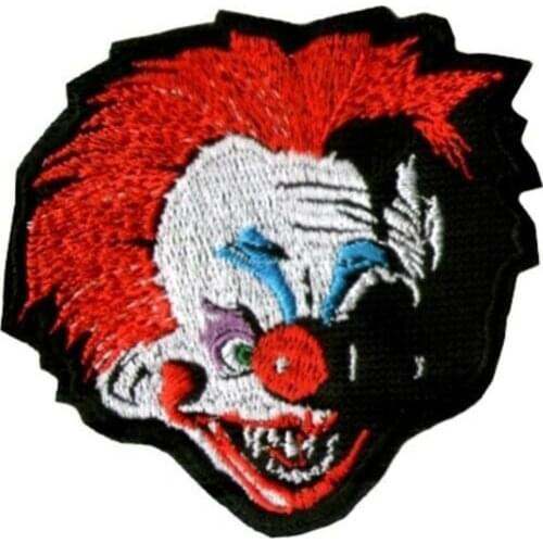 3.15'' Killer Klowns from Outer Space Embroidered iron on and sew on Patch Horror Movie Clown Face Circus