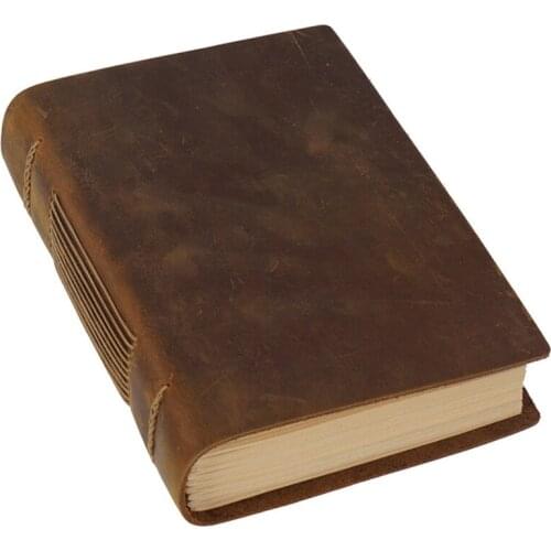 Retro Handmade Notebook Sketch Retro Leather Notepad Eco Paper Creative Notebook-1Pcs