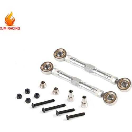 CNC Alloy pull rod tie for steering system set for 1/5 HPI KM Rovan baja 5b 5t 5sc rc car parts