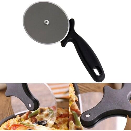 Thickened Plastic Handle Roller Cutting Pizza Tool Stainless Steel Pizza Cutter Kitchen Accessories