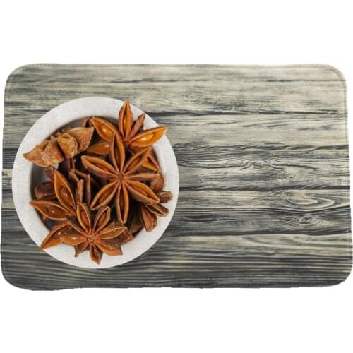 Flavour Seasoning Creative 3D Printing Carpets and Rugs for Bedroom Living Room Carpet Kitchen Bathroom Anti-Slip Floor Mats