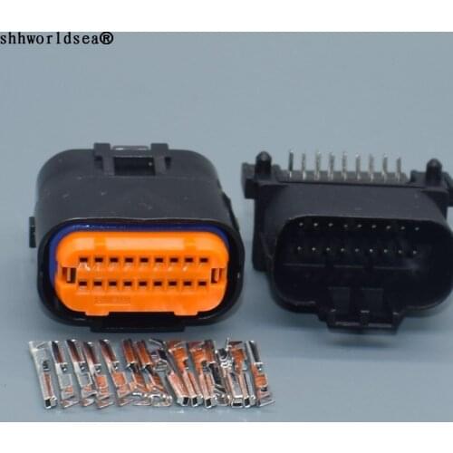 Worldgolden 18 Pin/Way ECU Standard Pinheader Male Female Plug Housing Automotive Connector MX23A18SF1 MX23A18NF1