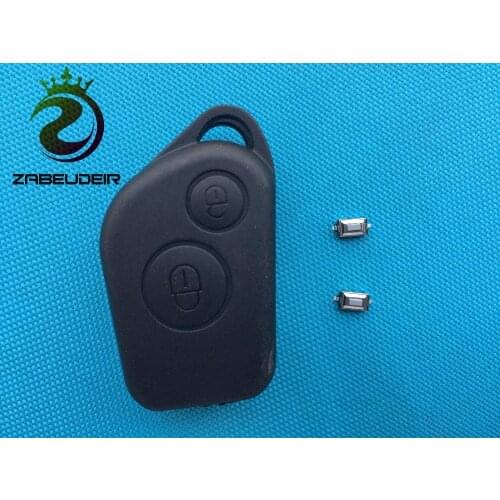 1pc New Replacement 2 Button Remote Key Fob Case Shell +2pcs micro switches For Citroen Saxo Picasso no logo no blade