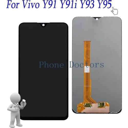 6.2" For BBK Vivo Y91 Y91i Y91c 1817 1814 / Full LCD display + Touch screen Digitizer assembly For BBK Vivo Y93 1815/ Y95 1807