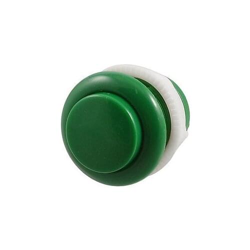 AC 250V 1.5A Momentary Push Button 28mm Green for Arcade Game