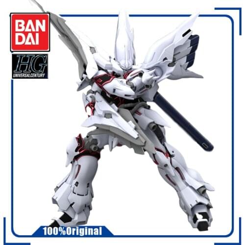 BANDAI PB Limit HG 1/144 GUNDAM BUILD FIGHTERS TRY MSN-06SW White Sinanju Assembly Model Action Toy Figures Gifts for Children