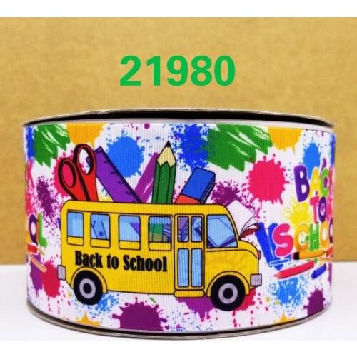 Free shipping 50 yard cartoon flag printed grosgrain ribbon 21980