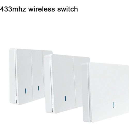 433Mhz Remote Control Wireless Switch for Sonoff T1 EU UK Sonoff 4CH Pro R2 Slampher 433.92MHz RF Remote Control Light Switch