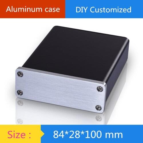 Case 84*28*100mm aluminum amplifier chassis/Instruments Chassis/Tube amp amplifier/Decoder shell/AMP Enclosure / case / DIY box