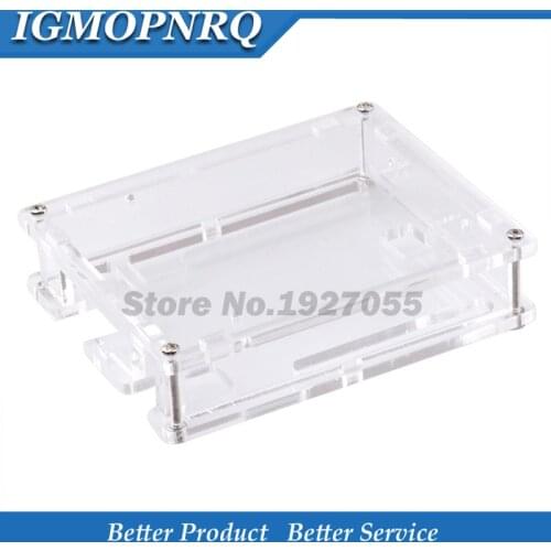 Uno R3 Case Enclosure Transparent Acrylic Box Clear Cover Compatible for UNO R3 Case