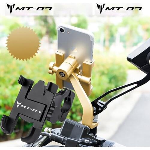Alloy Motorcycle Handlebar Phone Holder Stand Mount For YAMAHA MT-07 MT 07 MT07 2014-2021 2017 2018 2019 2020 Accessories