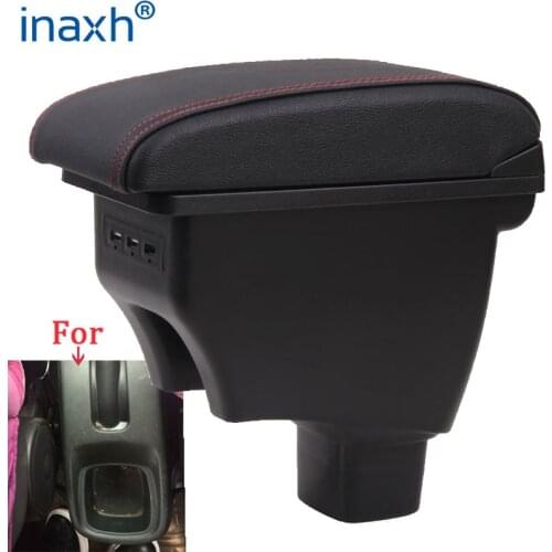 For SUZUKI SX4 Armrest box For SUZUKI SX4 Car Armrest Storage box Retrofit parts car accessories Interior USB LED