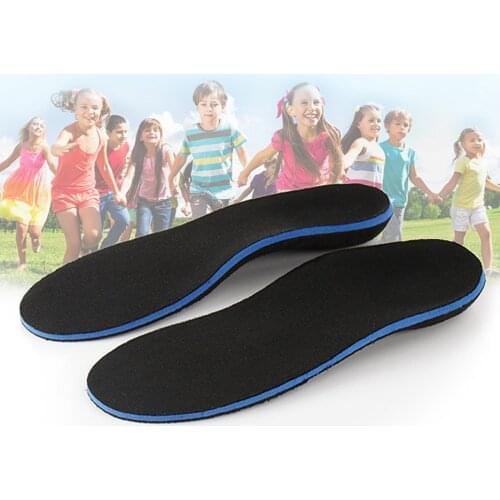 Breathable High Arch Support Shoe Insoles Children Orthotic Insert Cushion for Feet Care
