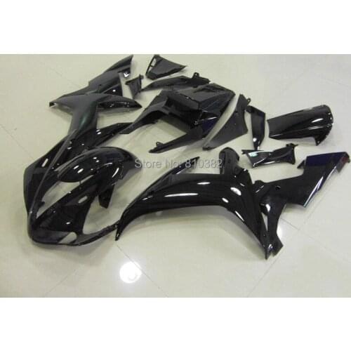 Custom Motorcycle Fairing kit for YZFR1 02 03 YZF R1 2002 2003 yzfr1 YZF1000 Complete gloss black ABS Fairings set+7gifts YM31