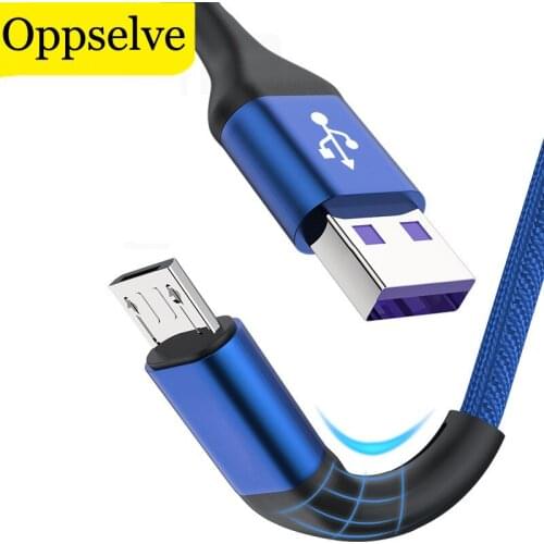 Oppselve 2m Micro USB Cable Fast Charging For Xiaomi Redmi Note 5 Pro Android Mobile Phone Data Cable For Samsung S7 S8 Charger