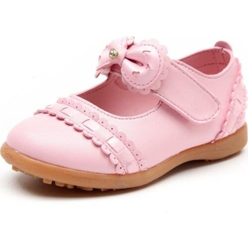 Girls leather shoes Childrens Shoe Kids shoes girls shoe princess girls leather shoes whole sale hot hook & loop