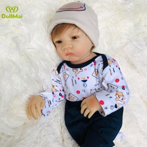 Bebes reborn Doll toys 50cm silicone reborn baby dolls for gilrs child birthday gift bb reborn bonecas l.o.l newborn doll