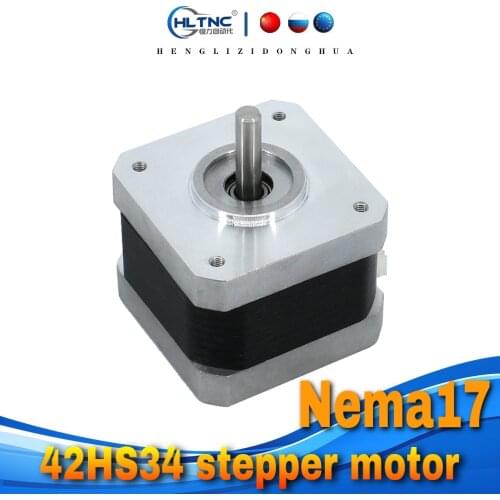 Nema 17 42hs34 17hs34 1.2 kg.cm 1a 34mm 42 engine 4-lead 2 phase CNC Reprap 3D Printer Printing XYZ