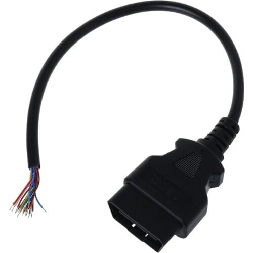 OBD2 Plug Adapter Opening Cable Connector Compatible diagnostic tools with 16 pin socket For ELM327 Extension Auto