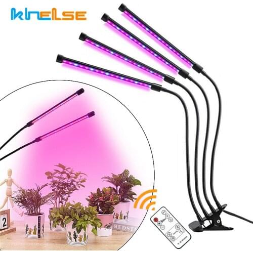 USB LED Plant Grwoing Light With Wireless Remote Control Dimmer Timer Switch Full Spectrun Phyto Clip Lamp For Flower Greenhouse