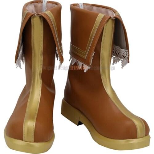 BanG Dream! Poppin'Party Yamabuki Saaya Anime Characters Shoe Cosplay Shoes Boots Party Costume Prop