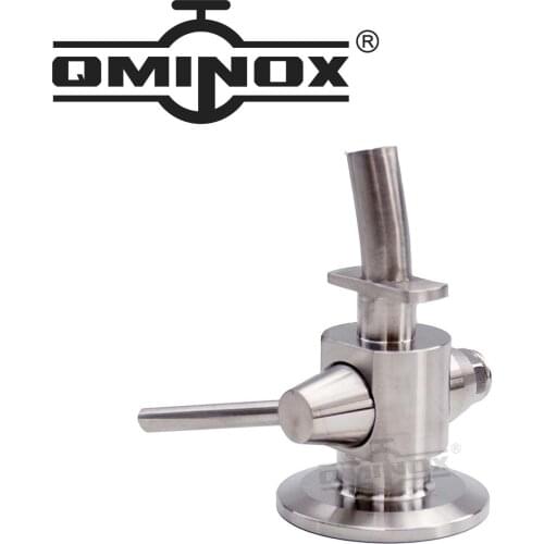 1.5" 2" 50.5 64 MM Tri Clamp Clover Brewing Sample Valve Fittings Connectors Clamp End Sanitary Stainless Steel SS 304