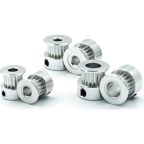 GT 16 teeth 2GT Timing Pulley Bore 4/5/6mm for GT2 Open Synchronous belt width 6mm/10mm small backlash 16Teeth 16T