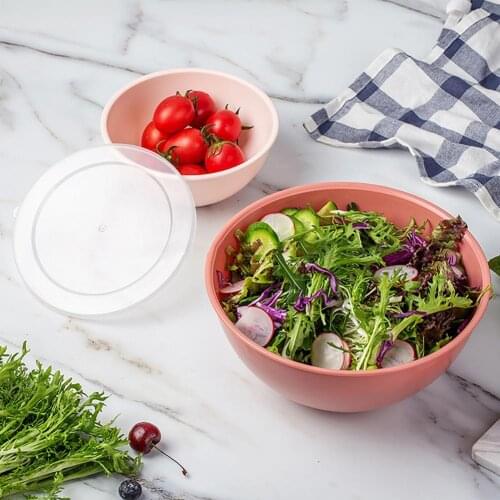 PP 1 Set Convenient Food Storage Wide Application Mixing Bowl 4 Colors Dinner Bowl Wide Application for Restaurant