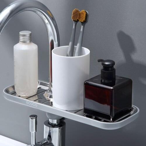 1PC Bathroom Shelves Shower Caddy Adjustable Sponge Soap Storage Holder Drying Dish Drain Bracket for Bathroom Kitchen Organizer