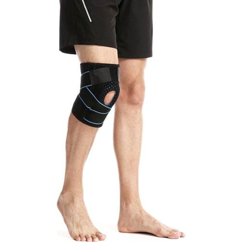 1pcs Compression Knee Brace Volleyball Sport Arthritis Joint Knee Protector Quick Dry Silica Gel Patella Knee Pads Support