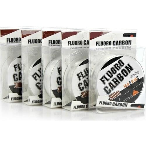 100% Original 300M Fluorocarbon Fishing Line 13.5-20.3Kg Carbon Fiber Coating Fly Fishing Line Accessories Pesca bass carp