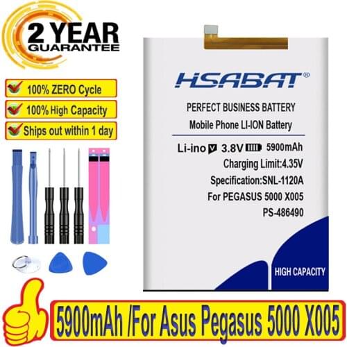 100% Original HSABAT PS-486490 5900mAh Battery For Asus Pegasus 5000 X005