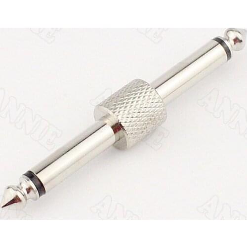 5pcs/lot 6.35 Dual-head Audio Docking Plug Single Track Bi-directiona Microphone 6.5 Connectors