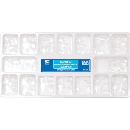 64pcs Per Unit Audults Kids Transparent Dental Crown Temporary Anterior Molar Back Teeth Braces