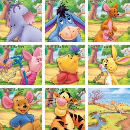 5d Diy Diamond Painting Disney Winnie The Pooh Diamond Mosaic Cartoon Embroidery Child Baby Home Decor Art Cross Stitch Kits