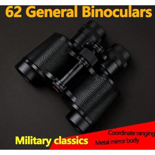 Type 62 Professional Binoculars Telescope 8X30 Military Full HD Metal BAK4 Prisms Portable Monocular for Outdoor Camping
