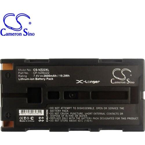CameronSino for AVIO R300SR R300ZD for NEC Shot F30 Thermo Gear G30 for NIPPON AVIONICS Thermo Gear 2UR18650F BP-900UL battery