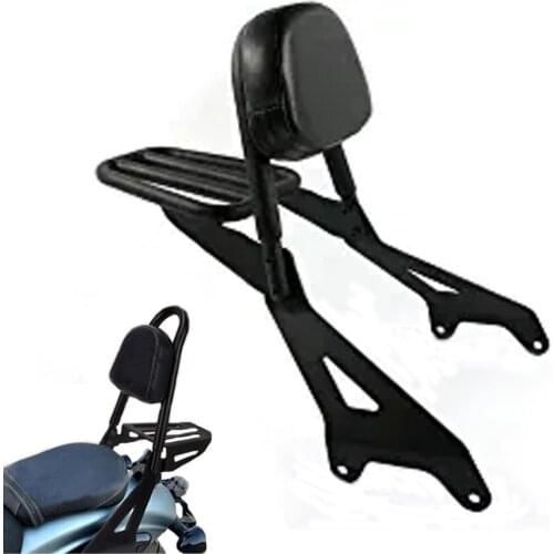 For Yamaha Bolt XV950 V Star XVS950 2013-2021 2020 Detachable Backrest Sissy Bar With Pad Luggage Rack Motorcycle Accessoies