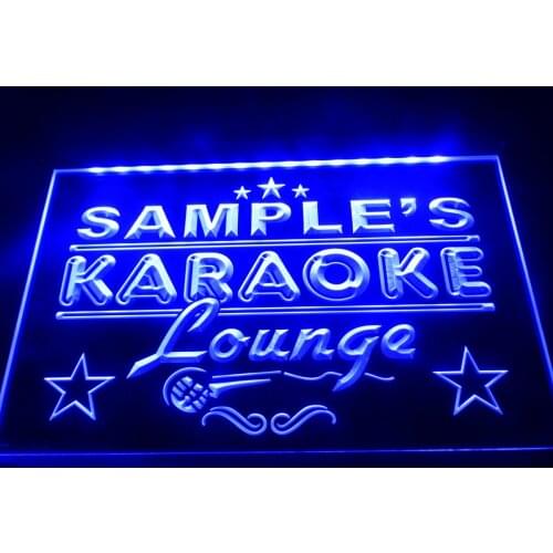 DZ012- Name Personalized Custom Karaoke Lounge Bar Beer Neon Sign hang sign home decor crafts