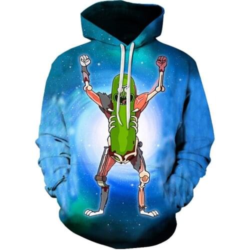 Oil painting cartoon characters 3D printing mens and womens casual hoodies autumn and winter fashion sportswear custom hoodies