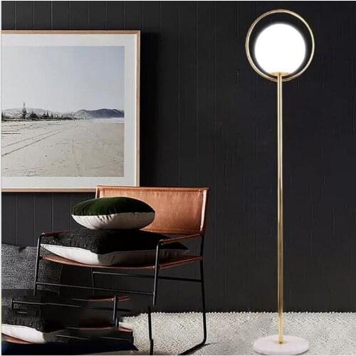L Floor lamp fashion gold bedroom living room study office room sitting floor lamp LED bedside lamp led lights led beautiful