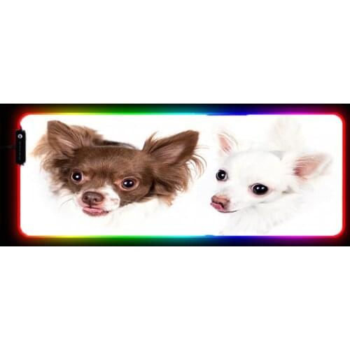 MRGBEST Cute Dog Husky Animal Mouse Pad Computer Gamer Mousepad Large Game No-slip Mouse Mat Anime Big Mause Pad for PC Laptop