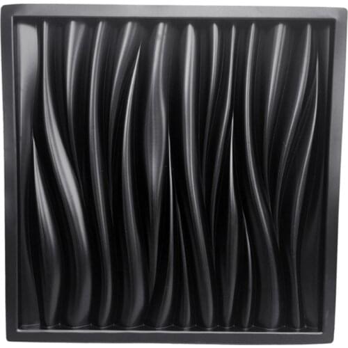 Wave Pattern Wall Concrete Cement Plaster Mold Plastic Brick Stone Tiles Garden Lawn Path Paving Pavement Paver Dropship