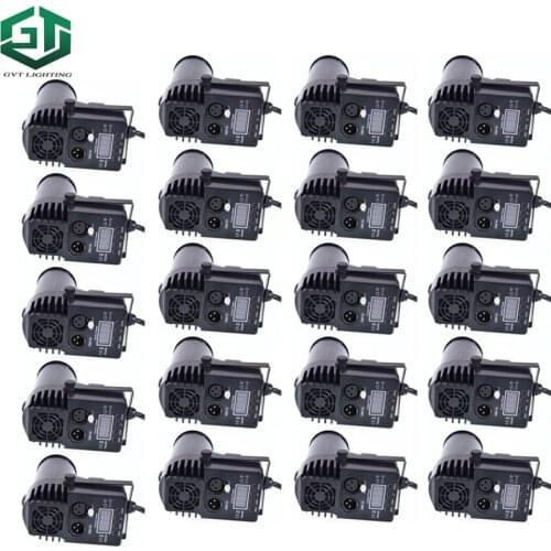 20pcs/lot Professionnal 10W RGBW LED Pinspot DMX512 Narrow-Beam Pinspot Stage Lighting with EU USA plug dj stage pin spot light