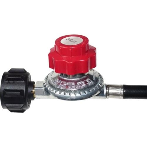 Adjustable Propane Regulator with Hose End: 3/8" ; Hose Connection: 5/8"